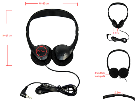 LKS Airline Headphones LX-AL03 flight headphones