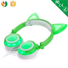 Newest Rechargeable LED Flashing Kids Headphones OEM Wholesales