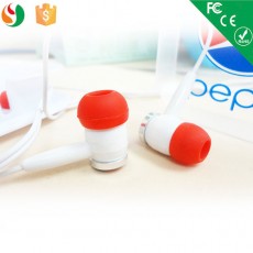 colorful stereo earphone with logo