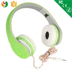 green trendy OEM headphone