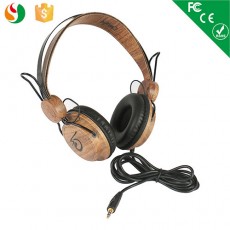 fashion wood headphone