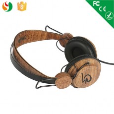 fashion wood headphone