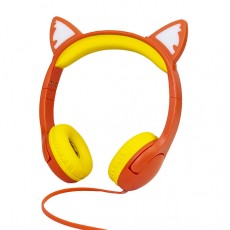 Cat ears LED glowing kids headphone
