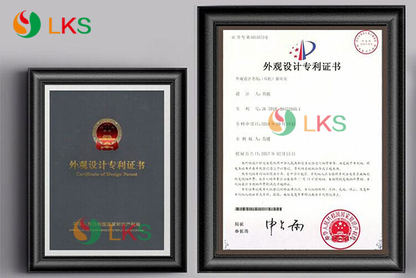 Chinese patent certificates